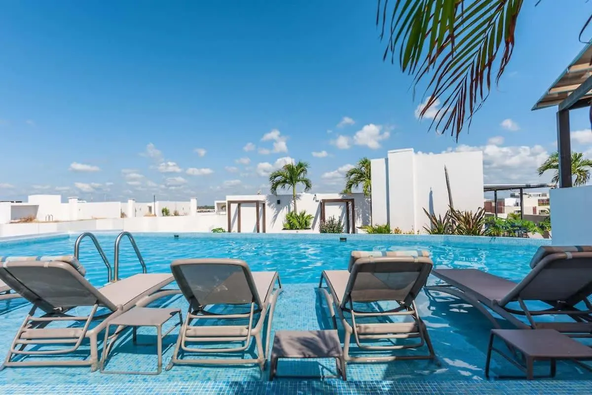Luxury Studio With Kitchen Ac Gym Pools Cinema Playa del Carmen 0*,