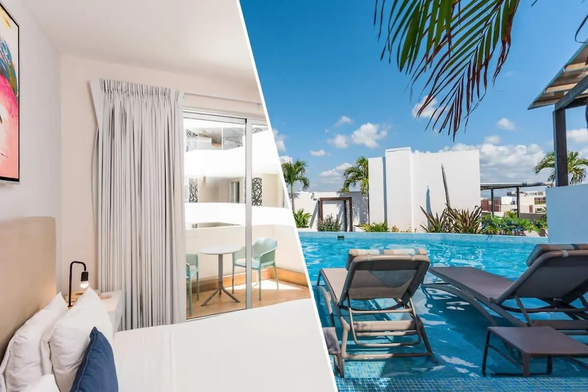 Luxury Studio With Kitchen Ac Gym Pools Cinema Playa del Carmen Apartment